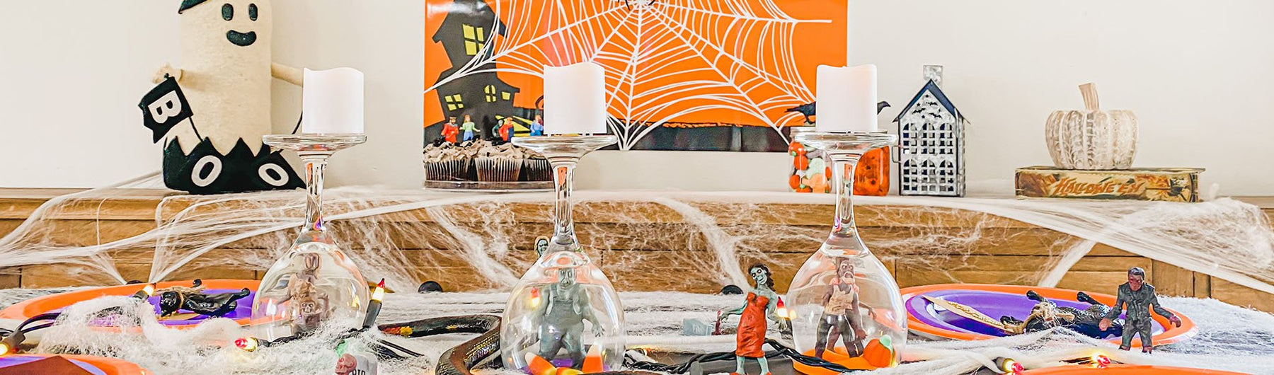 How To DIY an at-home Halloween Party with figurines