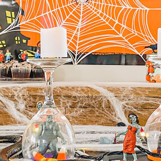 How To DIY an at-home Halloween Party with figurines