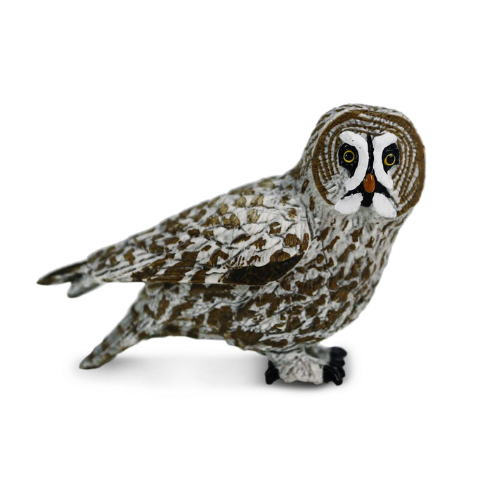 Great Grey Owl Toy Figure