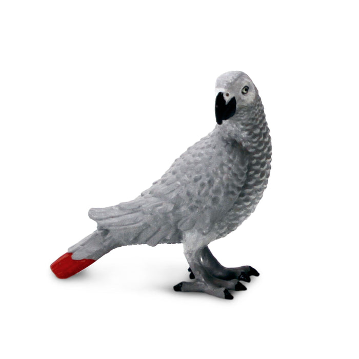 African Gray Parrot Toy Figure