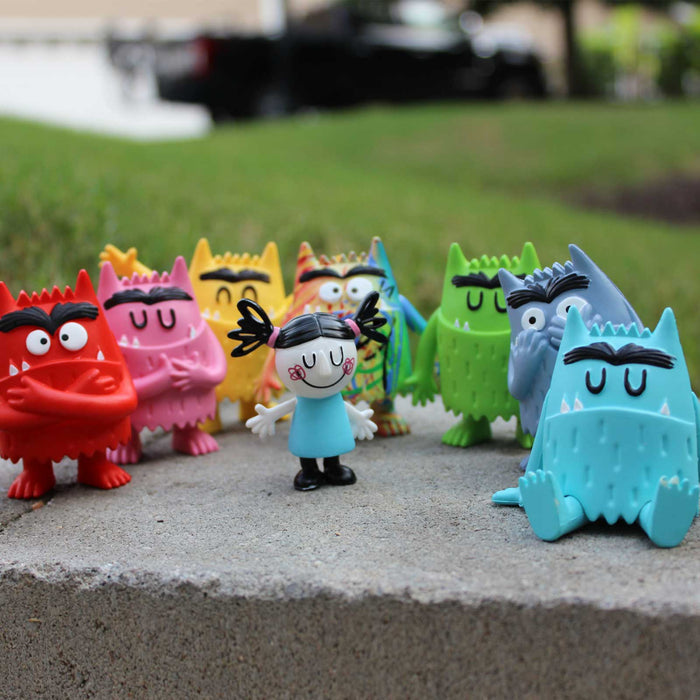 The Color Monster Set of 8 Figurines