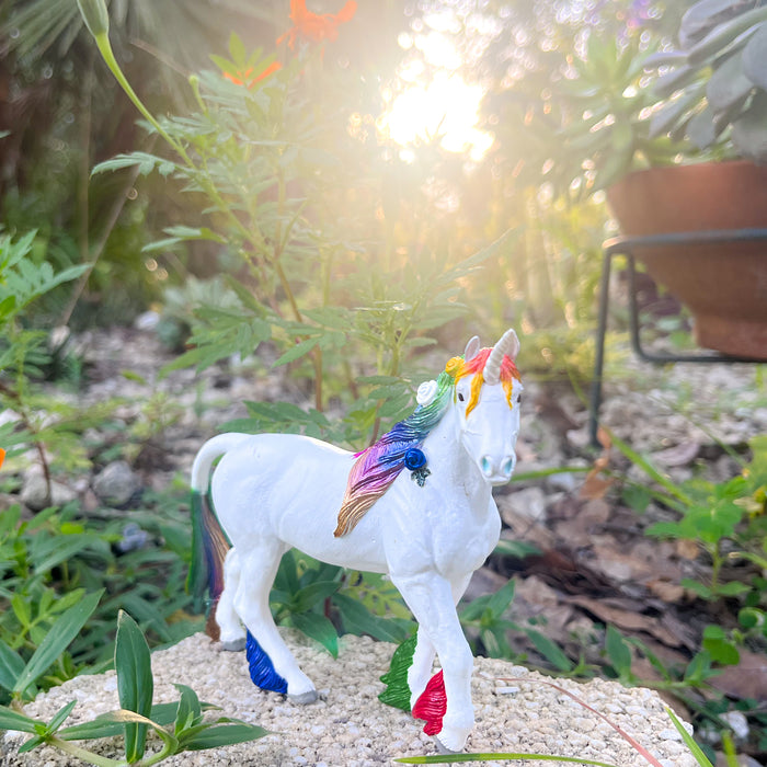 Rainbow Unicorn Toy Figure