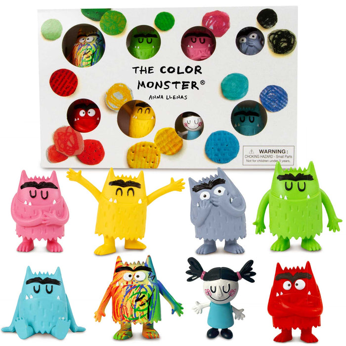 The Color Monster Set of 8 Figurines