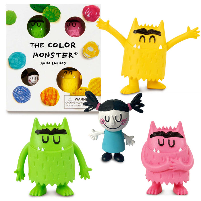 The Color Monster Set of 4 Figurines w/ Nuna