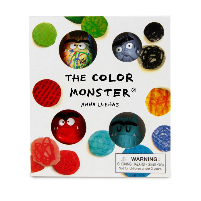 The Color Monster Set of 4 Figurines w/ Multicolor Monster