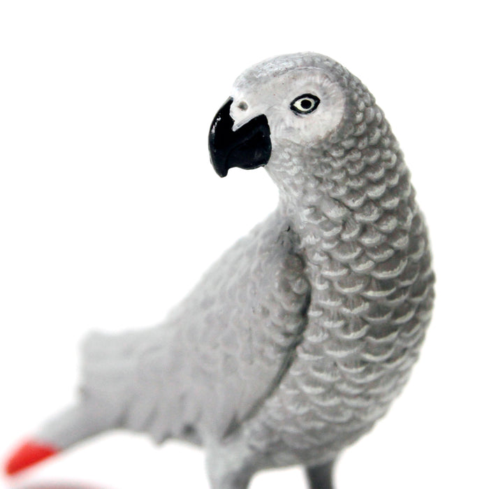 African Gray Parrot Toy Figure