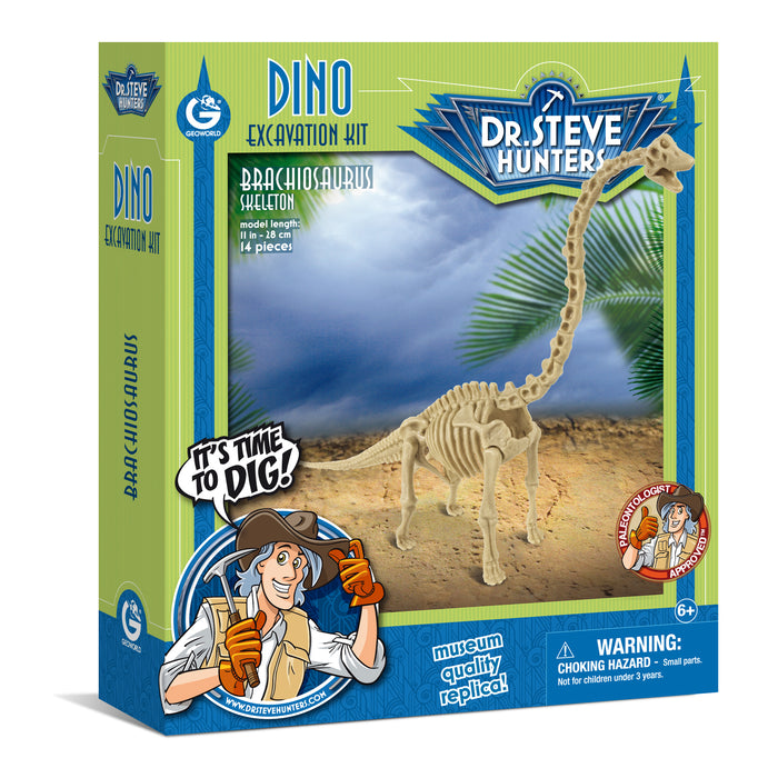 GEOWorld Dino Excavation Kit - Brachiosaurus Skeleton