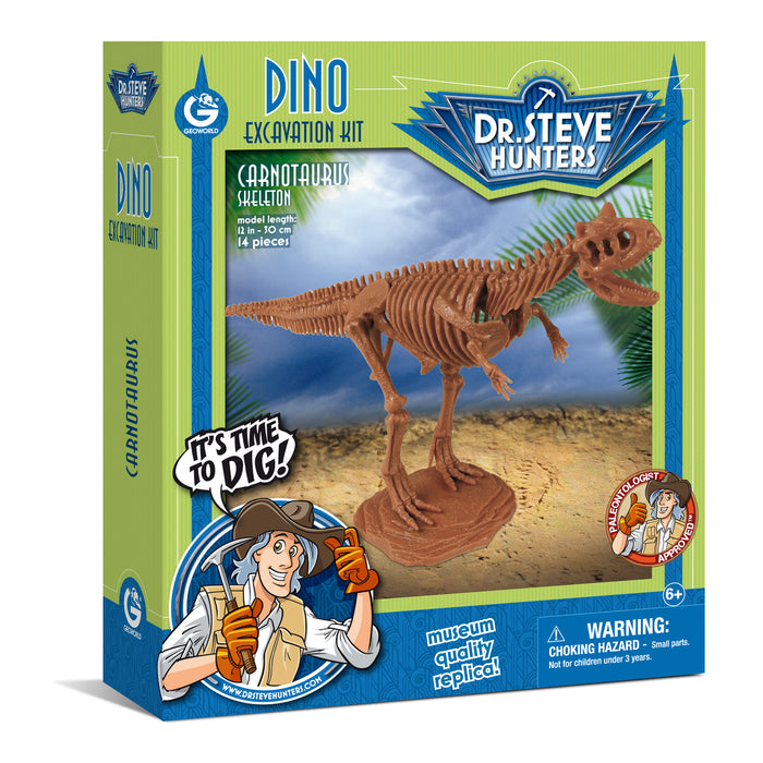 GEOWorld Dino Excavation Kit - Carnotaurus Skeleton