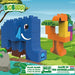 BiOBUDDi Elephant & Toucan Jungle Block Set - 27 Pcs - Safari Ltd®