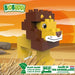 Lion &amp; Ostrich Blocks Set Toy | Wildlife Animal Toys | Safari Ltd.